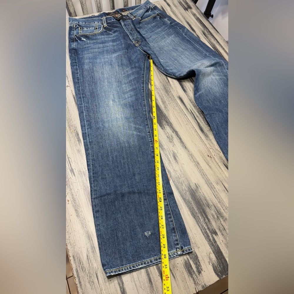 Ed Hardy Men’s Distressed Blue Denim Jeans Y2K new without tags - Picture 11 of 14